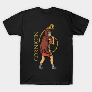 Roman musician in the legion - Cornicen T-Shirt